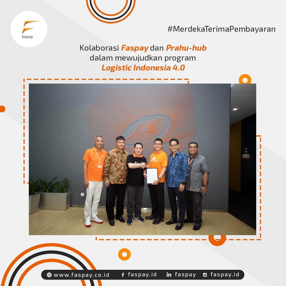 Kolaborasi Faspay dan Prabu-Hub dalam Mewujudkan Program Logistik Indonesia 4.0 Kolaborasi Faspay dan Prabu-Hub dalam Mewujudkan Program Logistik Indonesia 4.0
