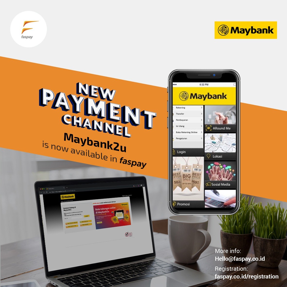 Maybank2u Hadir Sebagai Payment Channel Terbaru di Faspay Maybank2u Hadir Sebagai Payment Channel Terbaru di Faspay